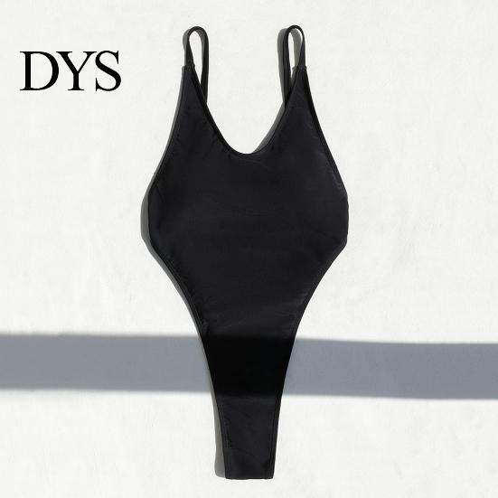 Monokini Swimsuit Women Sexy V-Neck Sleeveless One-piece Backless Design Figure-Enhancing Fit Bikini for