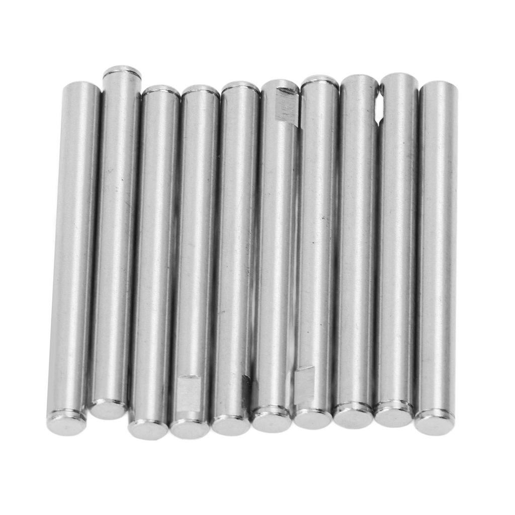 10 Stück RC Motor Welle Silber 4mm Durchmesser 39mm Länge Modellflugzeug Auto Boot Runde Welle Stange