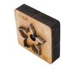 Blumenleder-Stanzform Holzbasis Scharfe Metallklinge Lederstanze für Dekorationen Geschenke