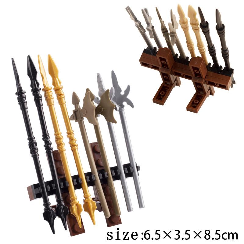 MOC Medieval Army Weapons Building Blocks Cannon Pirate Ship Soldiers Figures Military War Scene Assembling Mini Brick Toy Gifts
