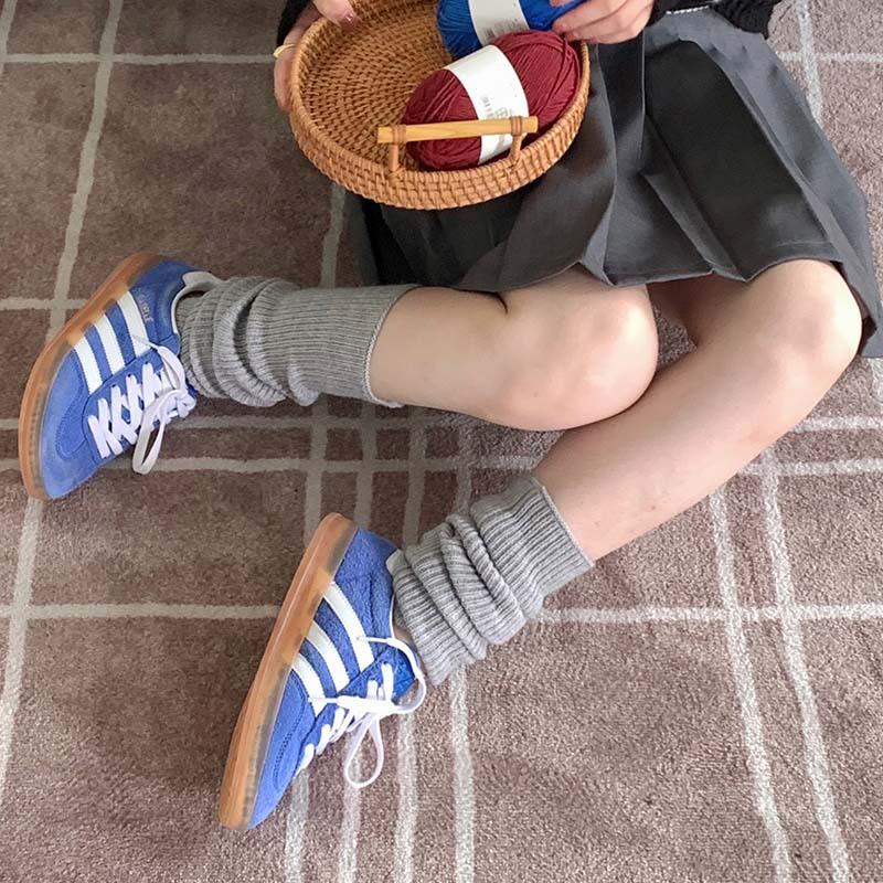 Spring, Autumn and Winter New Women's Socks High-end Stacking Socks Thickened Warm Calf Knitted Socks Fashion