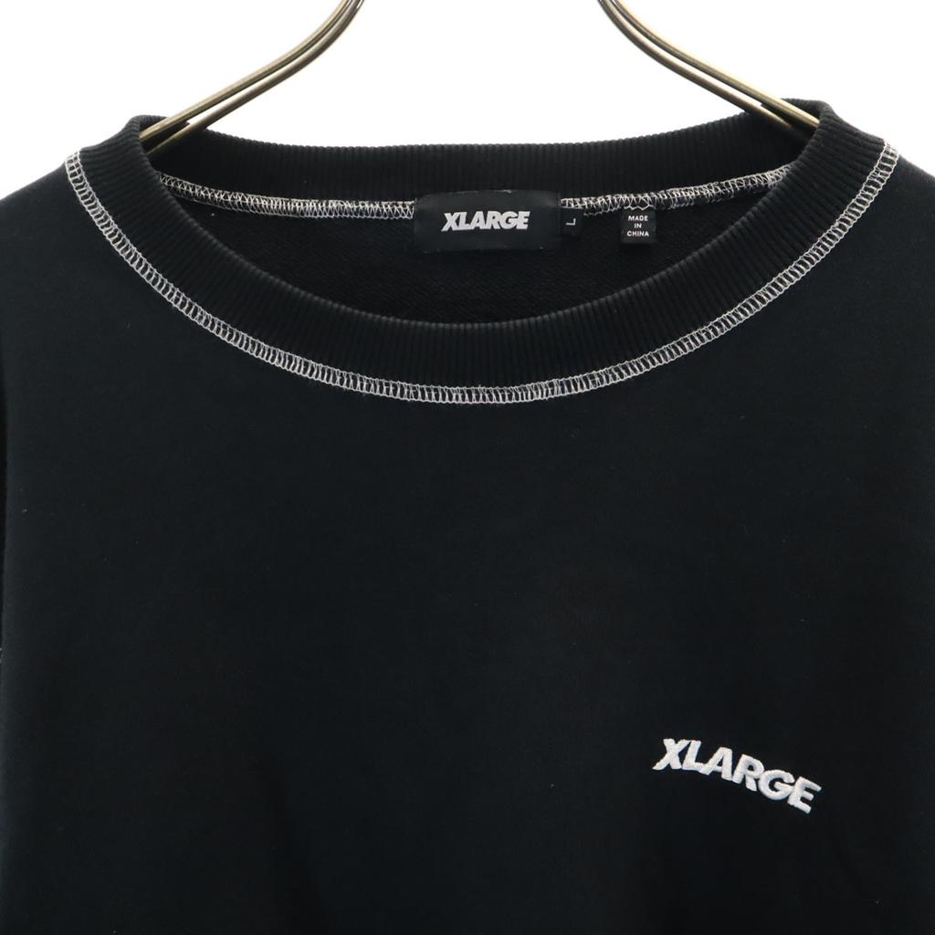 XLARGE Long sleeve sweat trainer L black Men's Used