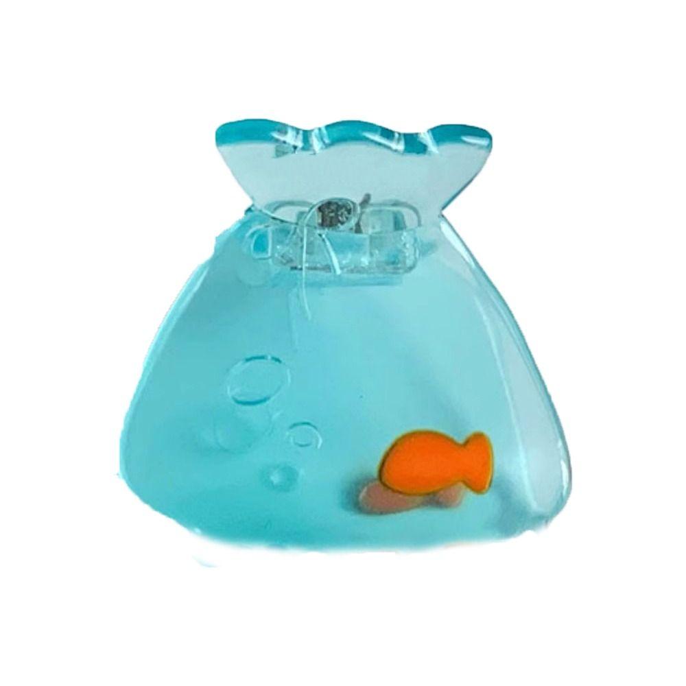 

Коготь для волос из ацетата океанических животных, заколка для волос в виде животных, элегантный коготь из рыбьего волоса для женщин/девочек синий