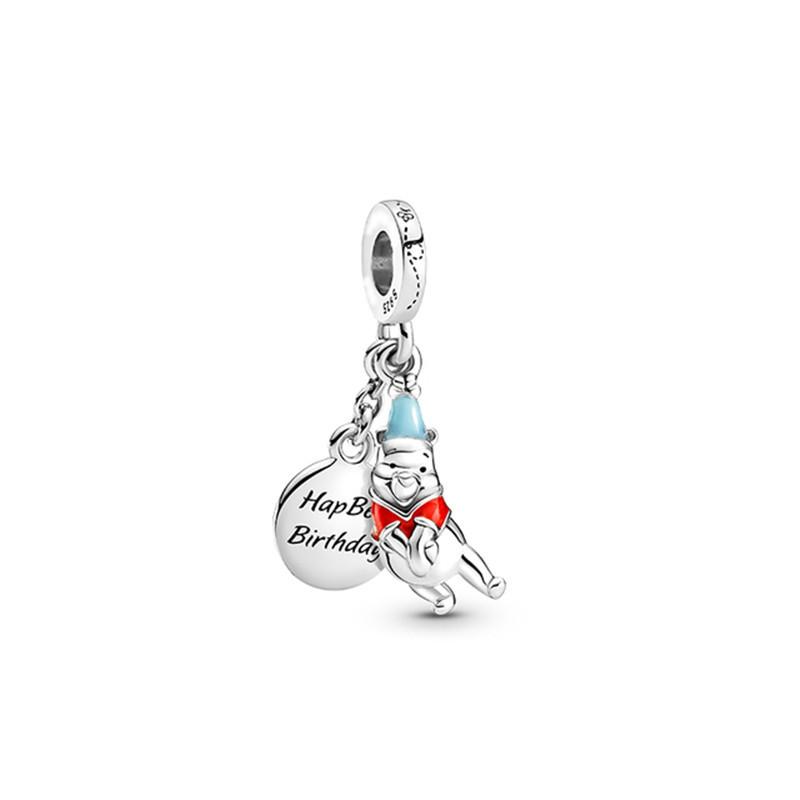 copper Do It Yourself Bead Charms Jewellery Charm Bead Charms Bracelets Mickey Minnie Princess Pumpkin Stitch Spiderman Marvel Twinkle Pandora Cute Di