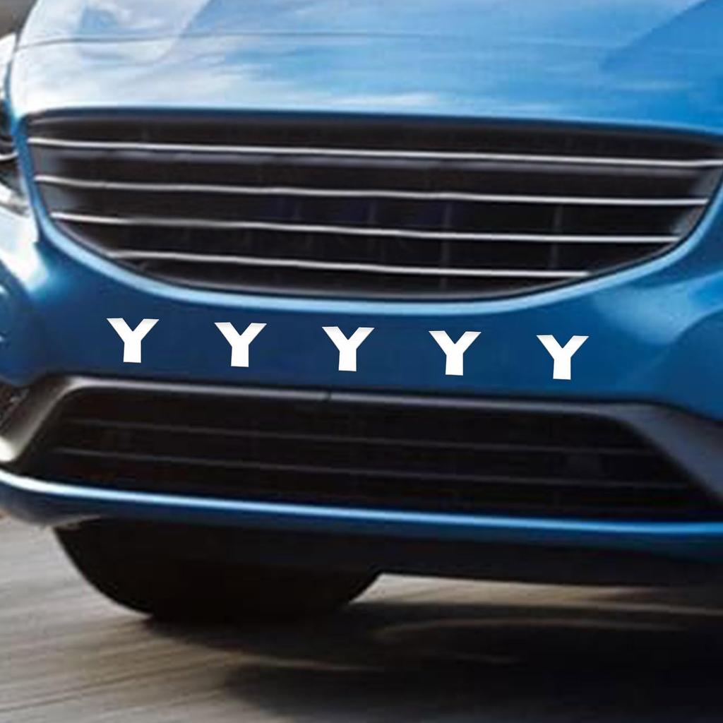 Car Emblem Alphabet Stickers, Car Emblem and Badge Letters, 3D Letters Car Bumper Stickers,