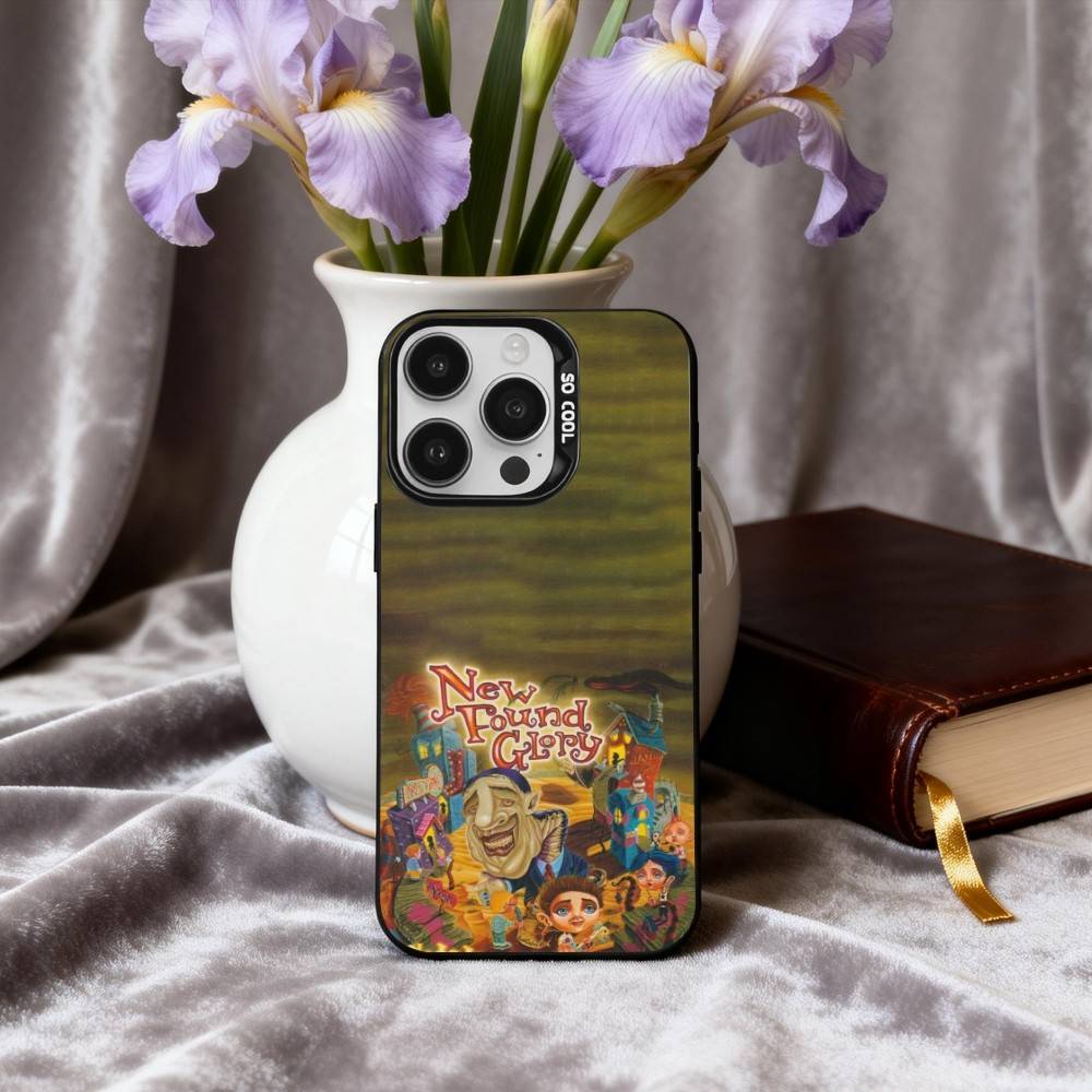 Punk N-New Found Glory Band Phone Case For iPhone17,16,15,14,13,12,11 Plus,Pro Max Candy Silver Plated Inside Cover