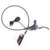 Hydraulische Scheibenbremse Aluminiumlegierung E-Bike Elektrisches Kabel 180mm Links-hinten Nützlich