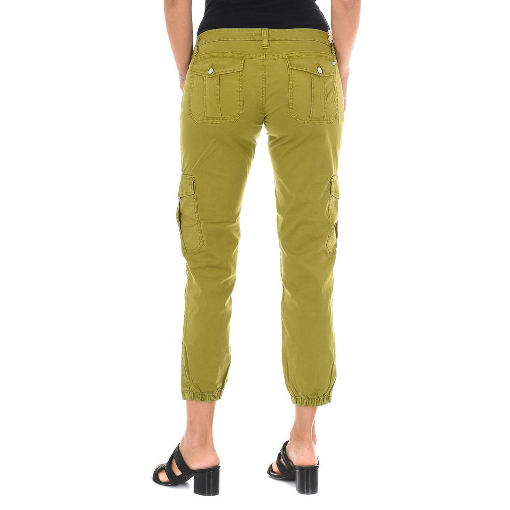 Długie spodnie z wąskim dołem i gumką 70DBF0646-R216 dla Kobiet