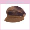 Fashionable Wool Mix Round Top Beret With Short Brim For Spring And Fall