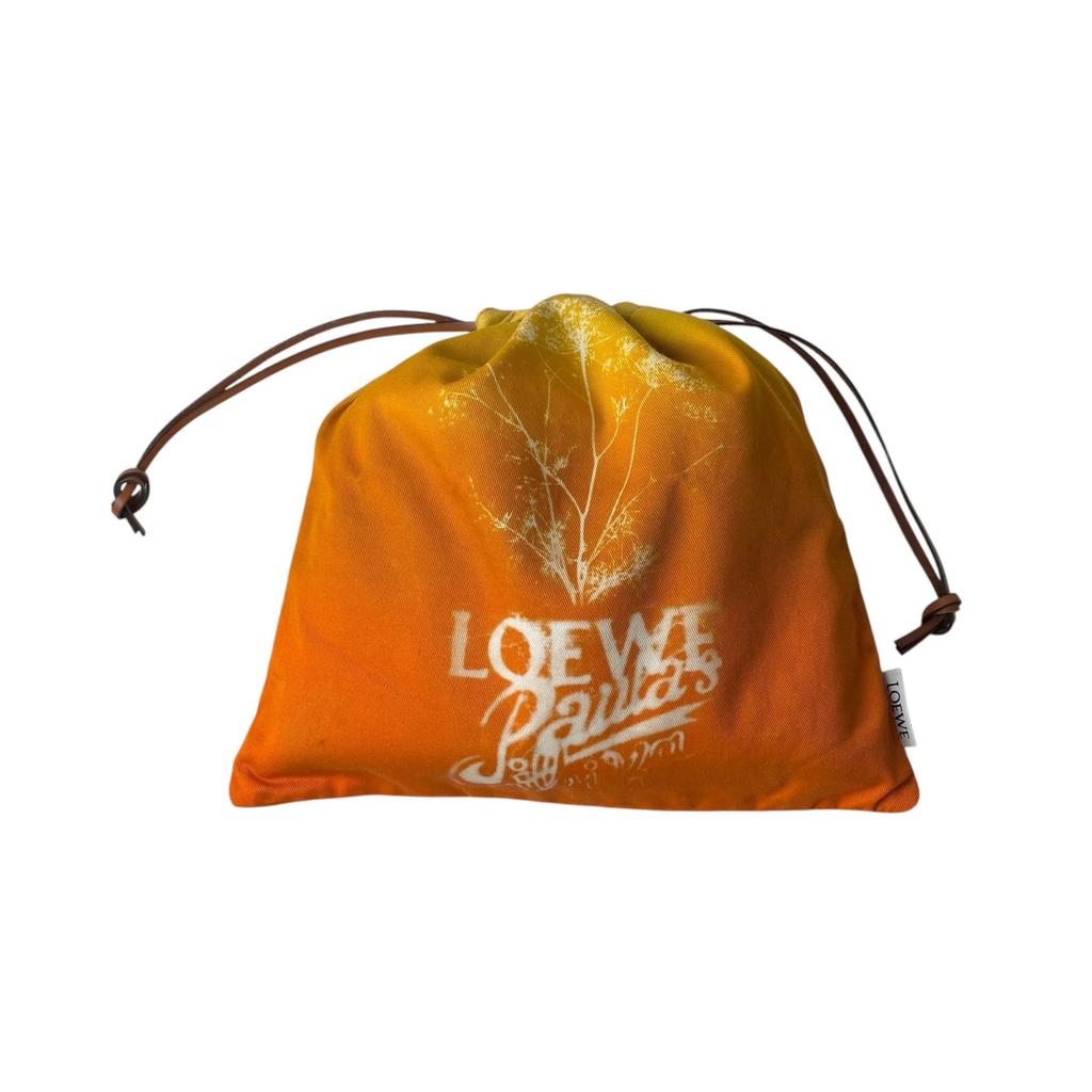 Pouzdro LOEWE z druhé ruky Oranžové/žluté bavlna/kůže Dámské