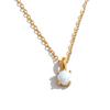 Yhpup 3 Color Stainless Steel Natural Opal Stone Pendant Necklace 2026 New Arrival Exquisite Chic Collar Jewelry Gift  Wholesale