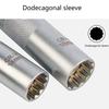 14/16mm Magnetic for Spark Plug Universal Extension Socket Set 3/8-Inch Drive 12-Point for Spark Plug Socket Removal Too