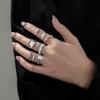 Joint Ring Octagram Diamond 10-Piece Ring Set Women'S Jewelry