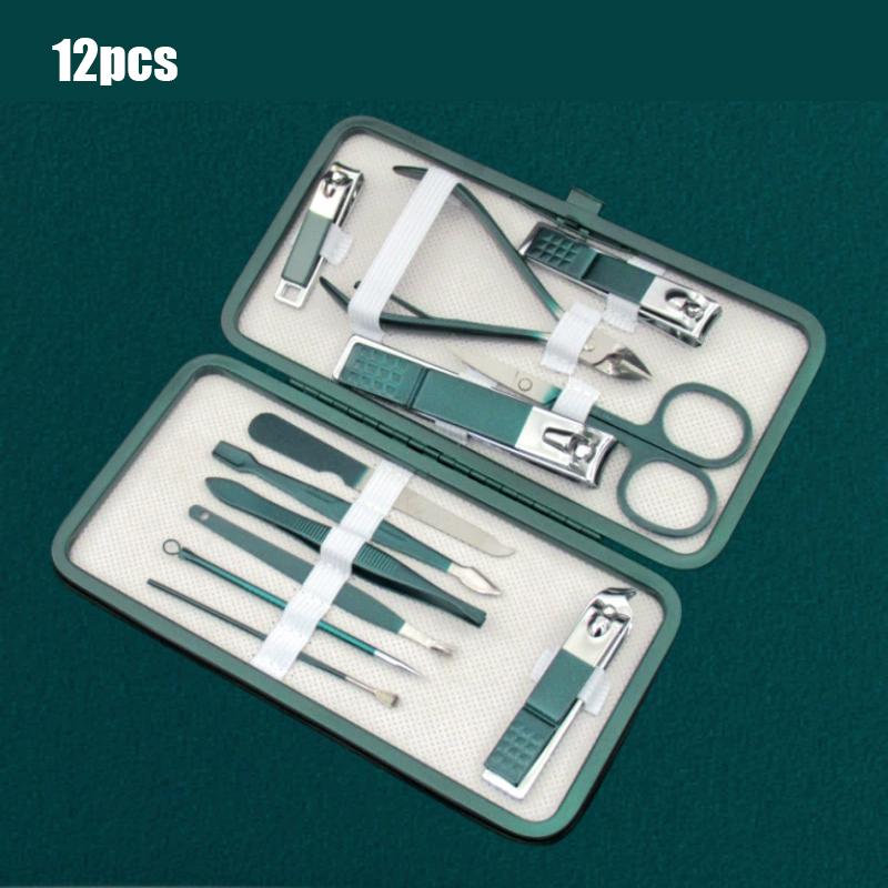 Professional Nail Clipper Set Stainless Steel Toe Finger Nail Clippers Sharp Nail Trimmer Manicure Pedicure Tools for Women/Men