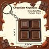 3D Chocolate Keyboard Fidget Keychain Decompression Finger Clicker Stress Relief