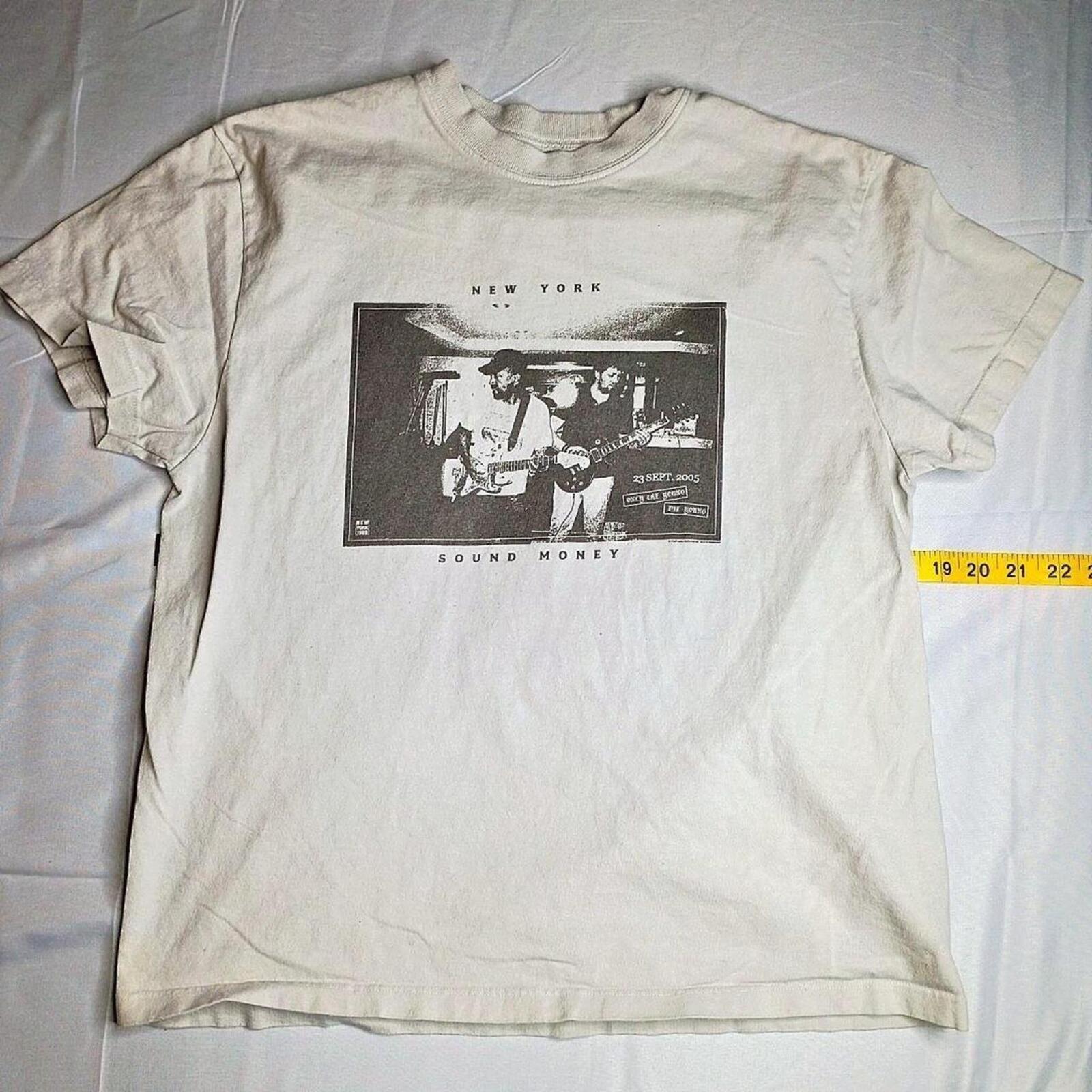 

John Galt Sound Money New York white t-shirt #streetwear #music 5XL різнокольоровий
