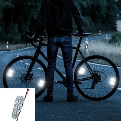 Bicycle Safety Sequins Bicycle Tire Safety Reflector Reflective Strip Luminous Sticker