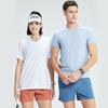 Quick-Dry Cool Short Sleeve Fitness Running T-Shirt - Breathable, Loose Crew Neck for Outdoor Sport