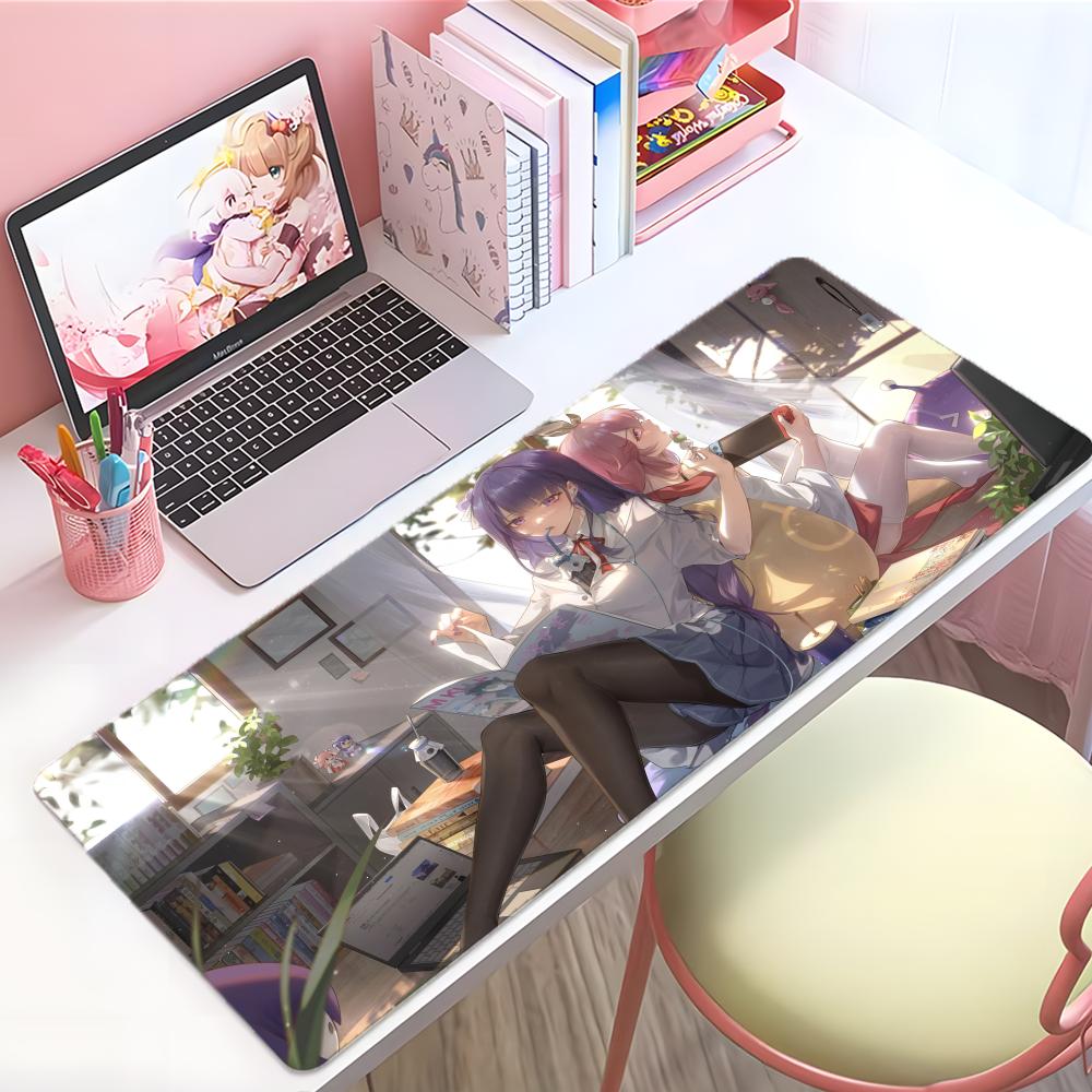 Game Openworld Ggenshin Impact Mouse Pad Large Thick Desk Pad Stitched Edges Gaming Mouse Mat For Pc