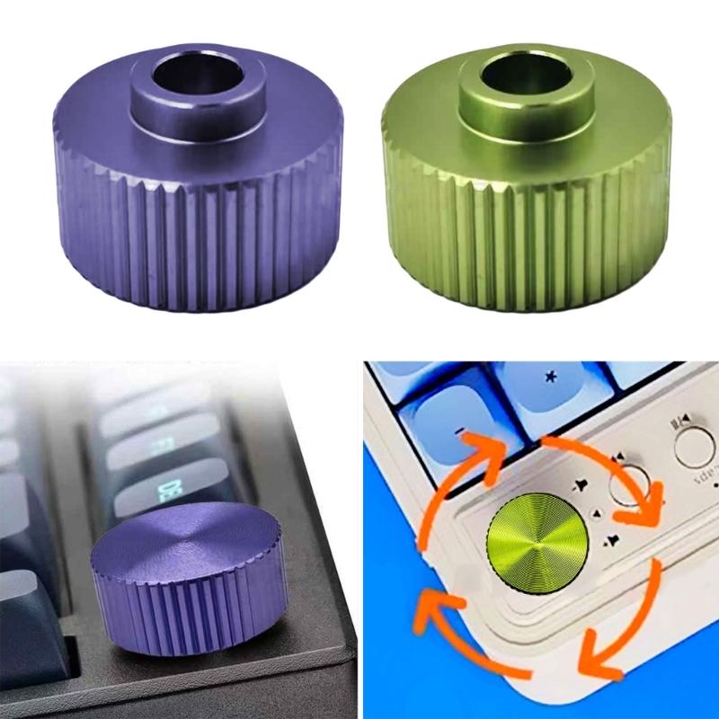 Mechanical Keyboards Knob Volumes Adjustment Switches for Enhances  User Experience Aluminum Alloy Construction