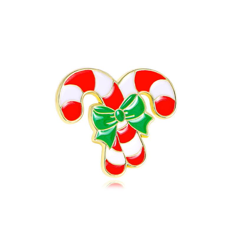 

1pc Christmas Santa Glass Enamel Pin | Xmas Gift Brooch for Women | Festive Sweater Decoration, Christmas Brooches Cute brooch