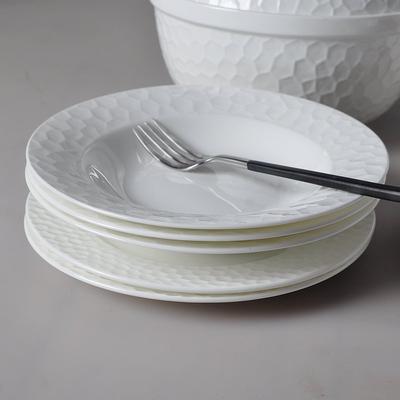 8 Zoll, Diner-Teller aus Knochenporzellan, lustiges 3D-Wasserdesign, flacher Teller / Suppenteller / tiefer Teller, Hochzeitstortenteller