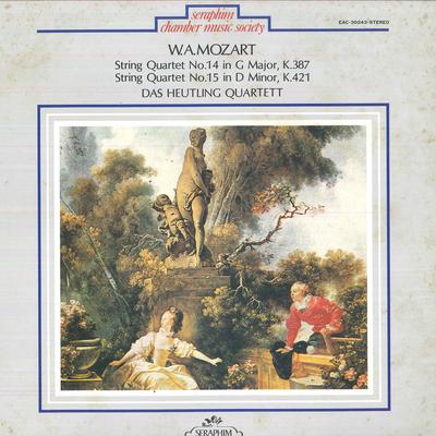 LP Record HEUTLING STRING QUARTET - Mozart/String Quartets K.387 & K.42 EAC30243 ANGEL - Japan Classical Used