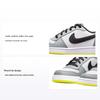 Nike Court Borough Low GS Wolfsgrau Schwarz Kinder Sneaker Weiß 839985-104