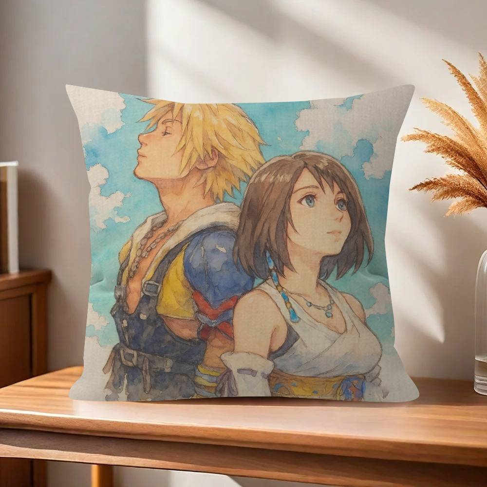 Decorative Room Aesthetics Pillow Case Home Decor Bedroom Sofa Bed Couch Pillow Cover x Game FFinal FFantasy X