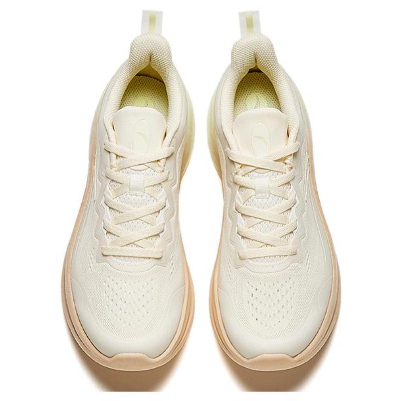 Anta Cloud 2 Breathable And Lightweight Low top Running Shoes Women's White Pink Sneakers 922525574F-5