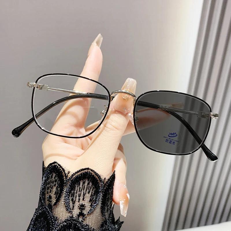 

Новые трендовые фотохромные очки для чтения с высокой четкостью, очки для пресбиопии, оправа для мужчин и женщин, винтажные ретро-очки по рецепту 2.5