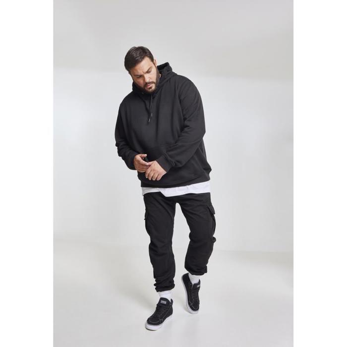 Sweatshirt à capuche - Urban Classic - Basic Terry - Marron foncé - Manches longues - Mixte