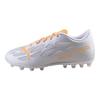 Puma Ultra 4.4 Jr Round Toe Lace-Up MG (Rubber Short Studs) Artificial Turf Fabric Super Fiber Soccer Shoes Men Soccer Shoes Silver 106743-01
