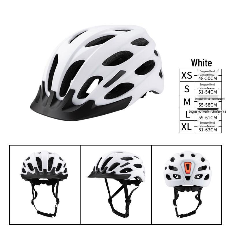 Mu Qing Qing Cycling Helmet with Light and Brim