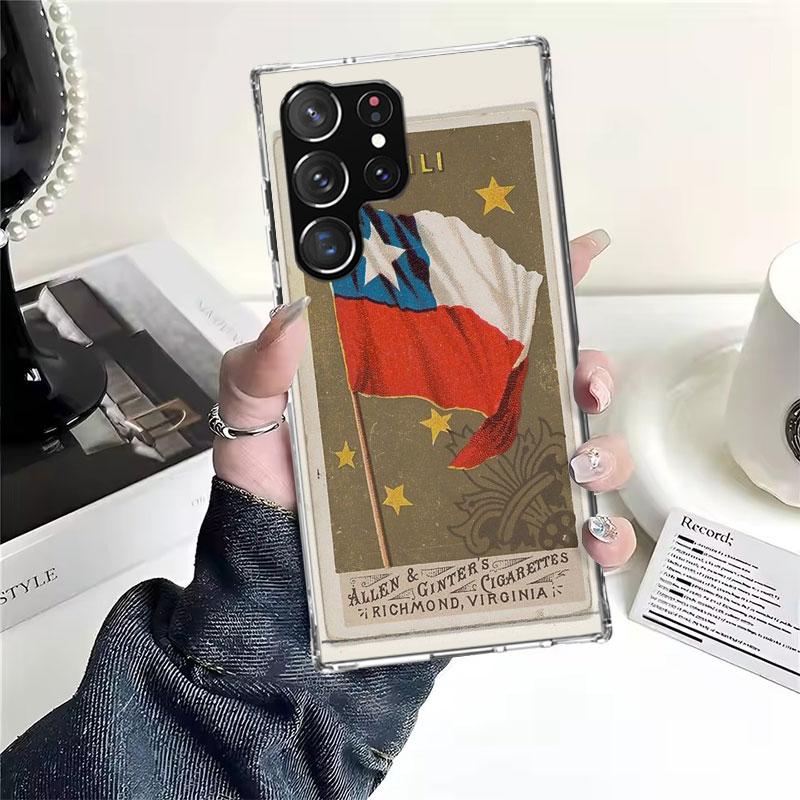 

Chile Flag Soft Phone Case For Samsung Galaxy S22 S23 S24 S25 Edge S26 Ultra S20 FE S21 Plus + Fundas Coque Galaxy S20 S21 S22 S Samsung S24 Ultra