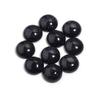 5-10 Stück Naturstein Cabochon Schwarzer Sandstein Rund Flachboden Cabochon Perlen Zur Schmuckherstellung DIY Ring Anhänger Zubehör