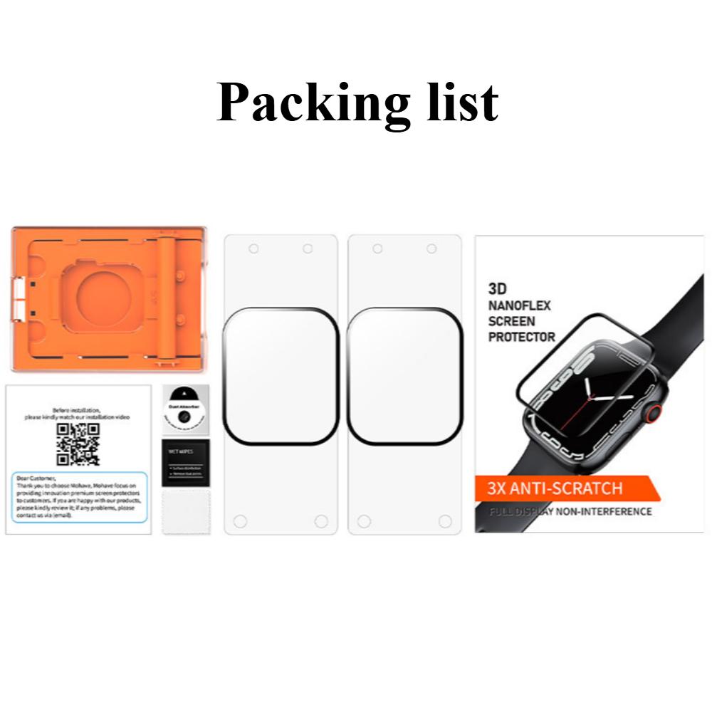 Flexible Film for Apple IWatch Ultra 2 49MM Series 10 9 8 7 6 5 4 SE 46mm 42mm 45mm 44mm 41mm High Quality  Screen Protector