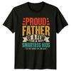 Proud Father Of A Few Smartass Kids T-Shirt, Fathers Day