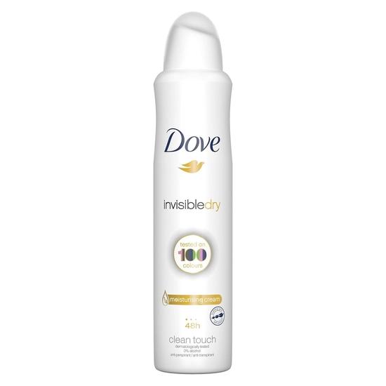 Dove Unisex Invisible Dry Female Fresh Antiperspirant Deodorant Spray, 250 Ml, 1 Count