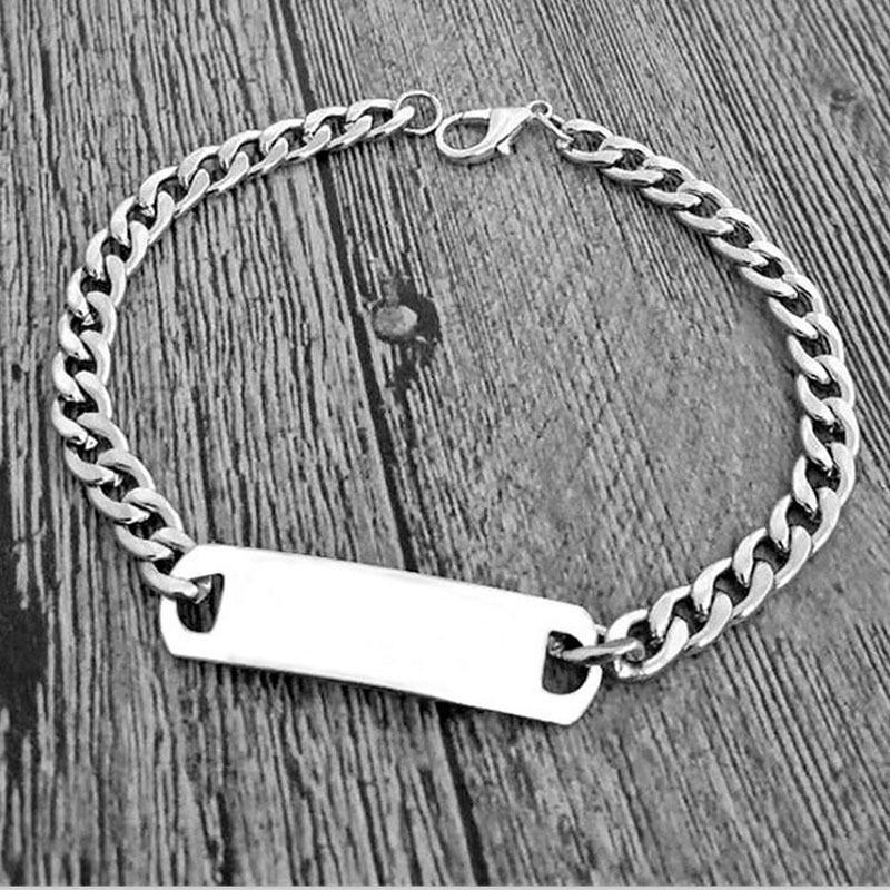 High-End Stainless Steel & Titanium Bracelet - Customizable, Non-Fading, Elegant Design for Europe & America.