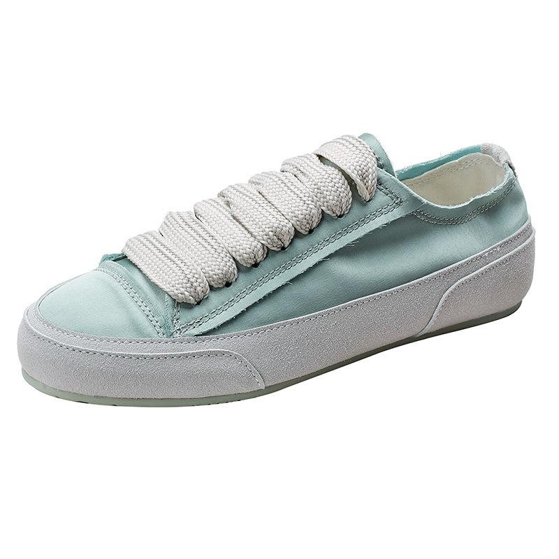 Little White Shoes Women's Summer Niche Design Shoes Satin Silk Versatile Casual Half Drag One Pedal Lazy Shoes