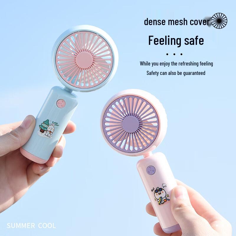 Cartoon Mini Portable USB Handheld Fan