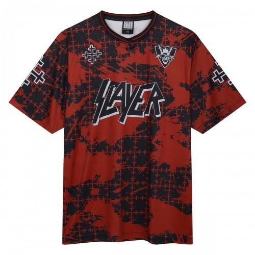 Amplified Unisex Adult God Hates Us Rock FC Slayer T-Shirt L rouge