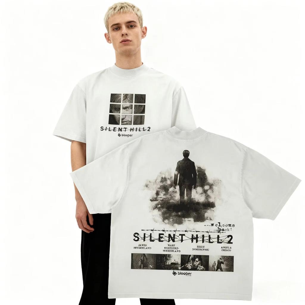 Klasyczna gra grozy Resident Evil Koszulki z nadrukiem Akcesoria Mężczyźni Kobiety Luźne Bawełniane Oversize Streetwear Hip Hop T-shirt Modny Top