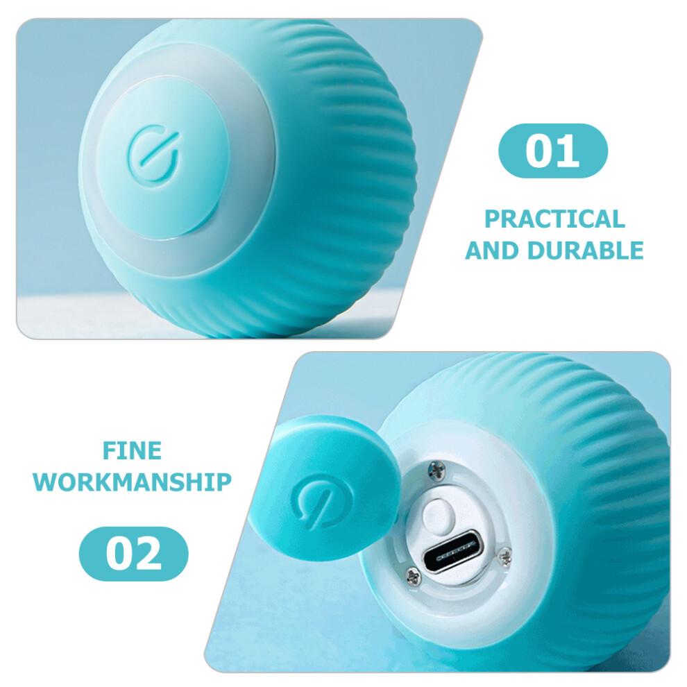 3 Pieces Toys Catnip Toy Kitten Ball Toy Intelligent Cat Teaser Ball Portable Silica Gel