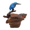Bird On Branch Figurine Animal Sculpture Craft Art Tabletop Ornament Statue for Indoor Outdoor