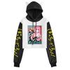 Bocchi the Rock Anime Katze Ohren Color Block Hoodie für Damen – Herbst/Winter
