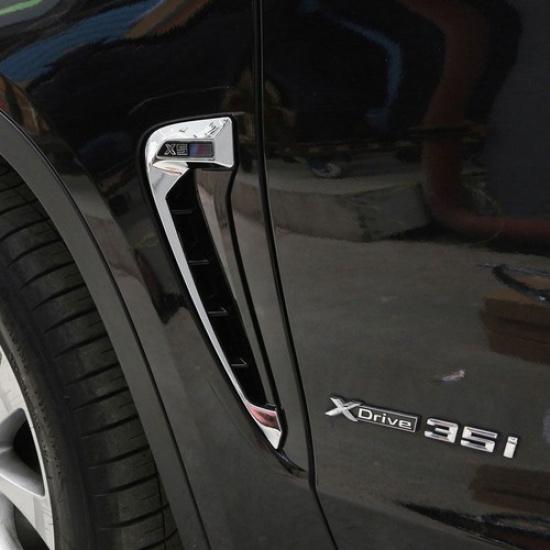 For 2014-18 BMW F15 X5 Side Marker Fender Air wing Vent Trim XDrive