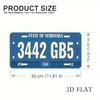 Retro Funny Aluminum Sign 11.8x5.9in Customizable 2D Flat Garage Decor 1Pc
