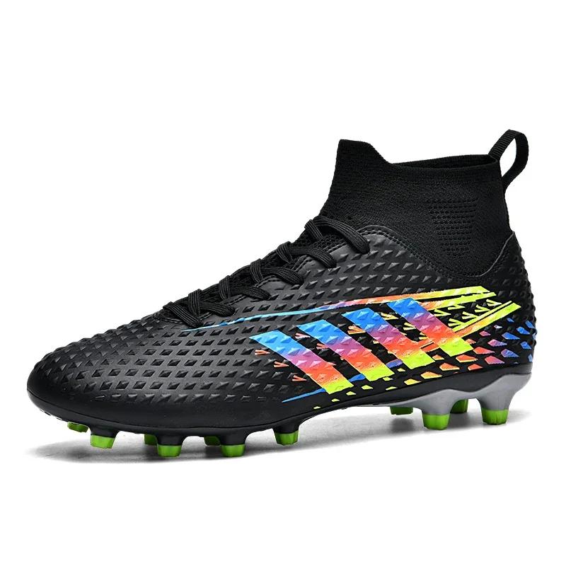 

Men Football Shoes Society Soccer Shoes Sneaker Training Long Spikes Ultralight Professional Casual Futsal Boy Football Boots 31